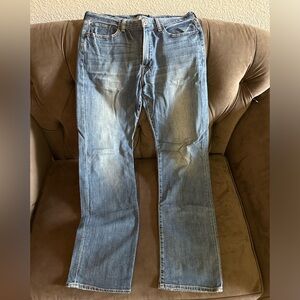 Lucky brand Italian denim jeans, 31W 32L “363 vintage straight” leg classic fit